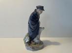 Royal Copenhagen - Figure - Shepherd with Dog - Biscuit de
