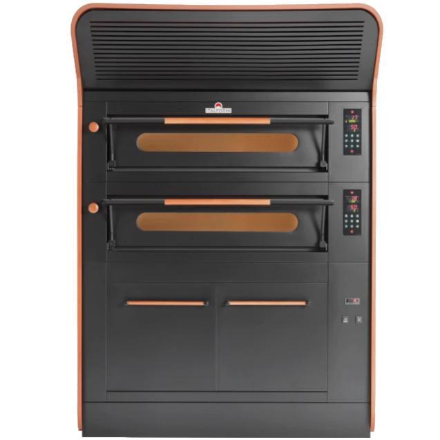Modulaire Pizzaoven | VISOR | Zwart | Elektrisch | 6x Ø35cm, Zakelijke goederen, Horeca | Keukenapparatuur, Nieuw in verpakking