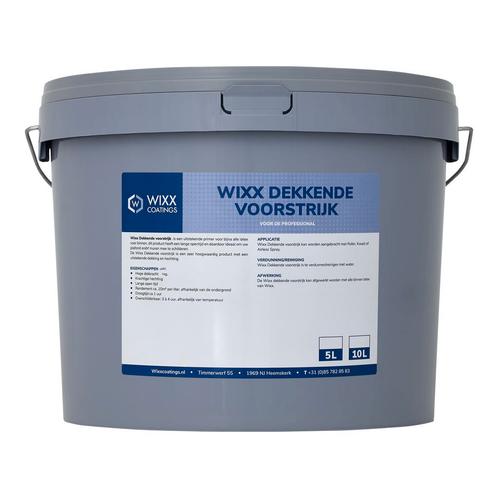 Wixx Dekkende Voorstrijk Lacq Grijs 5L, Bricolage & Construction, Peinture, Vernis & Laque, Envoi