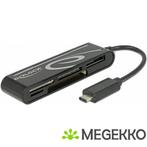 Delock 91739 USB 2.0-kaartlezer USB Type-C male 5 sleuven, Computers en Software, Verzenden, Nieuw