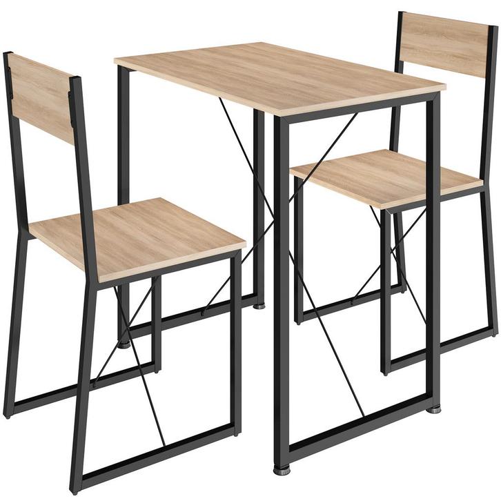 tectake Zitgroep Margate - Industrieel licht hout, eiken Son, Huis en Inrichting, Complete eetkamers, Verzenden