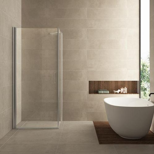 Aanbieding: Douchecabine Wiesbaden vierkant 1 swingdeur, Doe-het-zelf en Bouw, Sanitair, Douche, Nieuw, Ophalen of Verzenden