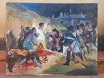Spanish school (XX), After Goya - NO RESERVE - Los, Antiek en Kunst, Kunst | Schilderijen | Klassiek