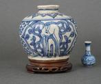 Jiajing (1522-1566) - Pot - Blauw en Wit Ming-dynastie, Antiek en Kunst