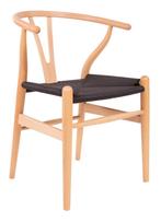 Eetkamerstoel Y-chair wishbone CH24 naturel, Maison & Meubles, Verzenden