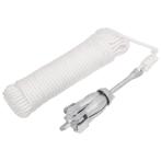 vidaXL Anker met touw inklapbaar 1,5 kg smeedijzer, Verzenden, Nieuw