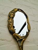 Ch. Marchand - Miroir à main - Bronze, Facette en verre