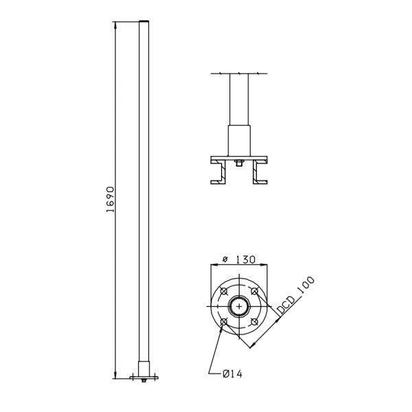 Bieden: Comrod Antenna VHF AV8 1.7 m 2 dBi 118-144 MHz, Watersport en Boten, Navigatiemiddelen en Scheepselektronica, Ophalen of Verzenden