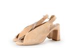 Laurent David slingbacks in maat 39 Beige | 25% korting, Verzenden, Beige, Zo goed als nieuw, Laurent David