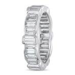 Bague - 18 carats Or blanc, Bague en alliance eternity en or, Handtassen en Accessoires, Ringen, Nieuw