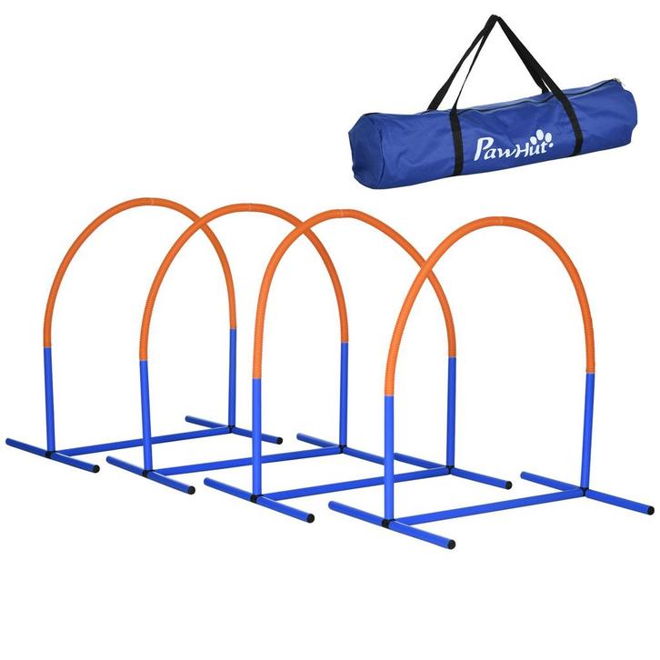 Hondentraining – TopDog – behendigheidset – 4-delig - blauw, Dieren en Toebehoren, Honden-accessoires, Nieuw, Ophalen of Verzenden