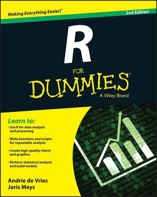 R For Dummies 2Nd Edition 9781119055808 Andrie De Vries, Boeken, Taal | Engels, Zo goed als nieuw, Verzenden