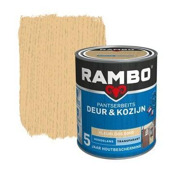 Rambo Pantserbeits Deur&Kozijn Hoogglans Transparant, Bricolage & Construction, Peinture, Vernis & Laque, Envoi