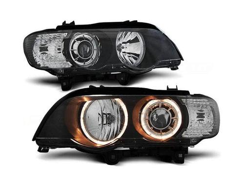 Xenon koplamp Angel Eyes Black geschikt voor BMW X5 E53, Auto-onderdelen, Verlichting, Nieuw, BMW, Verzenden