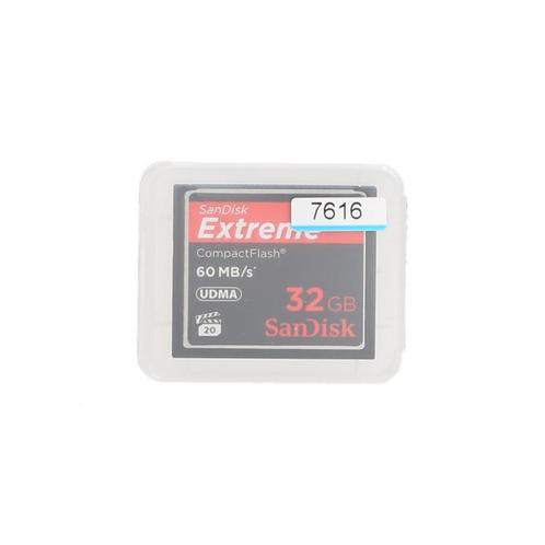 Sandisk Extreme 32 GB gebruikt, Audio, Tv en Foto, Fotografie | Fotostudio en Toebehoren, Zo goed als nieuw, Ophalen of Verzenden
