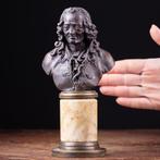 Beeld, Voltaire - 200 mm - Albast, Brons, Voltaire