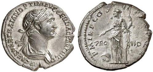 98 117 Ad Trajan Ar Denarius, 2 82g Ric 364 corr Extremel..., Postzegels en Munten, Munten en Bankbiljetten | Verzamelingen, Verzenden