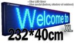 Professionele LED lichtkrant afm. 232 x 40 x 7 cm, Huis en Inrichting, Woonaccessoires | Overige, Nieuw, Verzenden