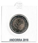 Andorra 2 Euro 2018 Mensen Rechten in Munthouder