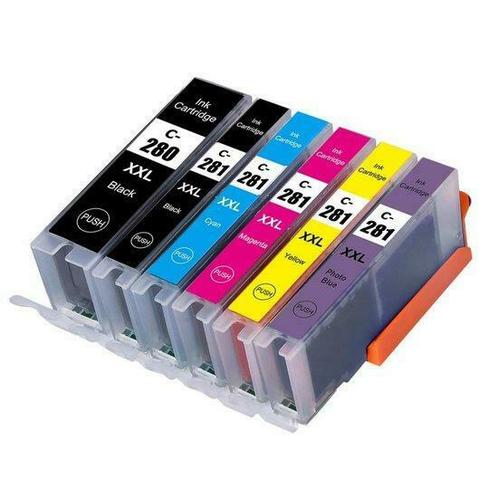 Huismerk Canon pixma TS9551 inktcartridges CLI-581 XL / P..., Informatique & Logiciels, Fournitures d'imprimante, Envoi