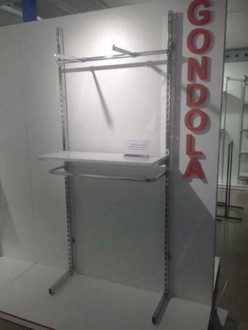 *TIP*  wandsysteem gondola kledingrek kliksysteem 1 meter, Ophalen of Verzenden