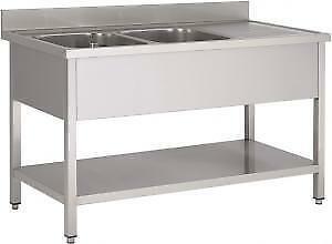 RVS Spoeltafel | Spoelbak | Plonges | verschillende maten, Elektronische apparatuur, Keukenmixers, Nieuw, Ophalen