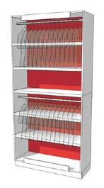 *TIP*  Strakke design kast glossy wit duotone R-EC-002-A, Ophalen of Verzenden