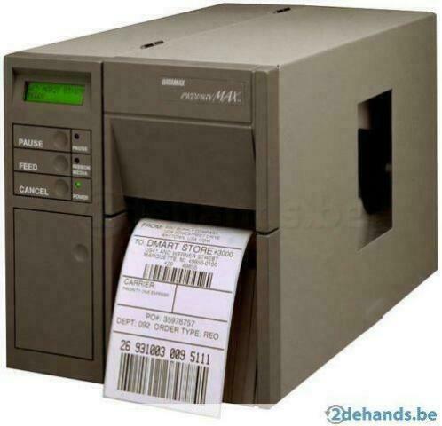 Datamax DMX-800 Thermal Barcode Label Printer Incl rewinder, Computers en Software, Printers, Gebruikt, Ophalen of Verzenden