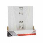 Colad overspuitbare statische HD-PE witte folie 400 cm breed, Verzenden