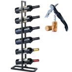 Lendo Online Porte-bouteilles Vin 6 Bouteilles Métal Noir, Maison & Meubles