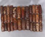 Dzi-kralen - Tibetaanse Dzi-amuletten - 9-ogen Dzi, Draken, Antiek en Kunst