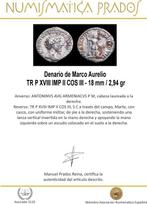 Romeinse Rijk. Marcus Aurelius (AD 161-180). Denarius Roma -