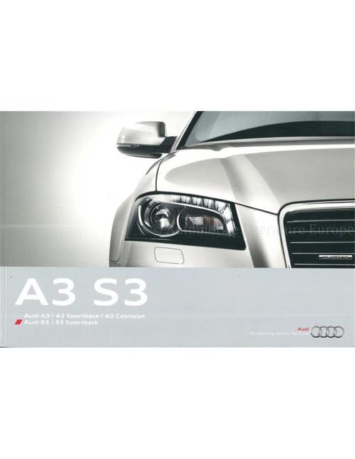 2011 AUDI A3/S3 BROCHURE DUITS, Livres, Autos | Brochures & Magazines