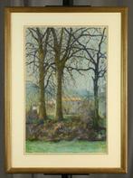 Raymond Thibesart (1874-1968) - Les trois platanes, Antiek en Kunst, Kunst | Schilderijen | Klassiek