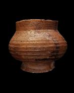 Moyen âge - Vase médiéval en grès - Raeren 14ème/15ème S., Antiquités & Art