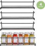 2dekans | Kruidenrek Ophangbaar - Kruiden Organizer - 4, Huis en Inrichting, Ophalen of Verzenden, Nieuw