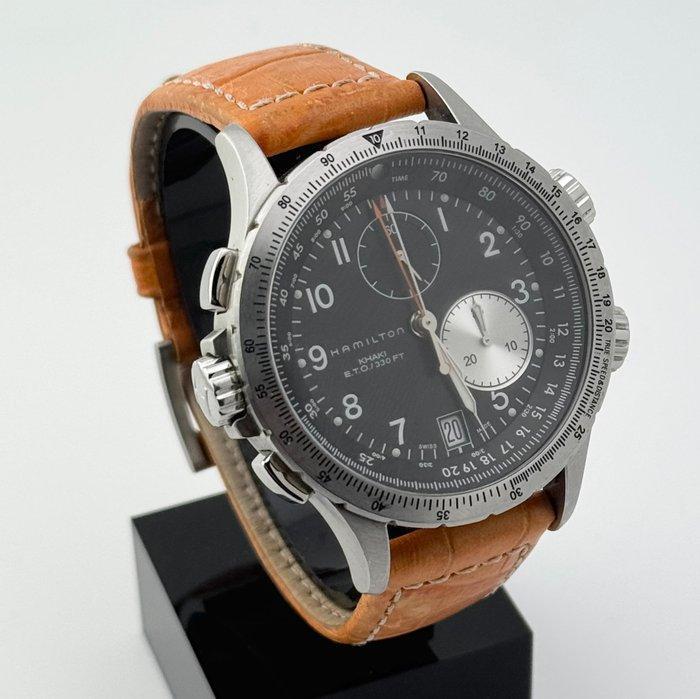 Hamilton - Khaki Aviation ETO Chronograph - Zonder, Handtassen en Accessoires, Horloges | Heren