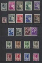 Belgique 1937/1938 - 2 collections annuelles complètes avec, Postzegels en Munten, Gestempeld