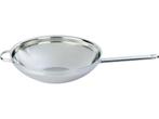 Demeyere Wokpan - Ø 36 cm - 7-lagenmateriaal - RVS, Verzenden, Zo goed als nieuw