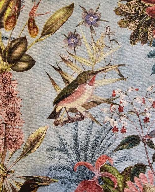 Tissu exclusif Bohemian en Art Nouveau floral - Design, Antiek en Kunst, Antiek | Tapijten, Tafelkleden en Textiel