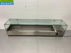 HCB RVS Opzetvitrine Opzet koelvitrine saladière 8 x 1/3 GN, Zakelijke goederen, Horeca | Keukenapparatuur, Ophalen of Verzenden