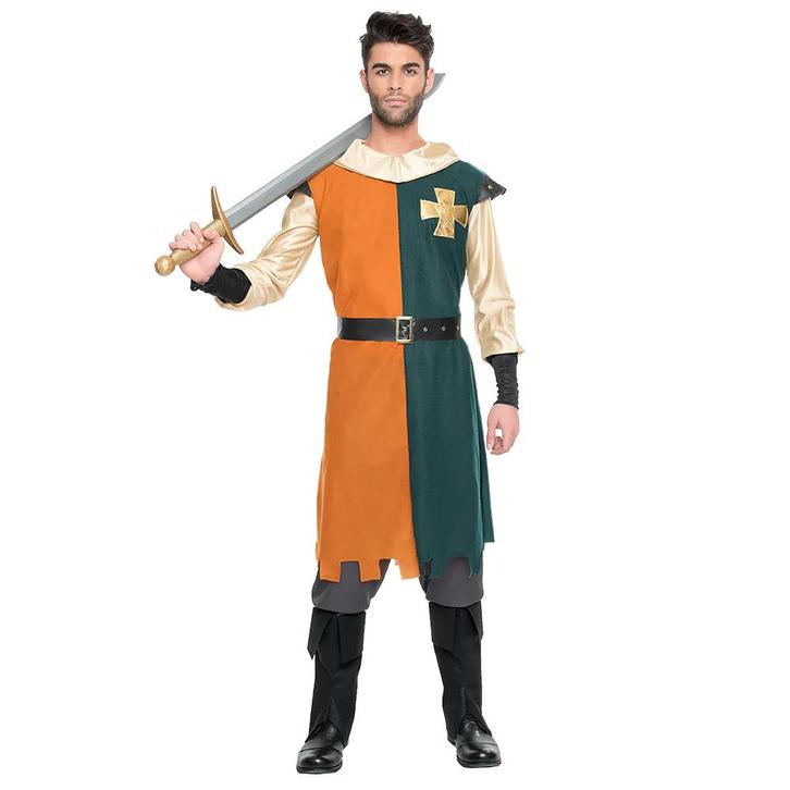 Ridder Kostuum Groen Oranje Heren, Kleding | Heren, Carnavalskleding en Feestkleding, Nieuw, Verzenden