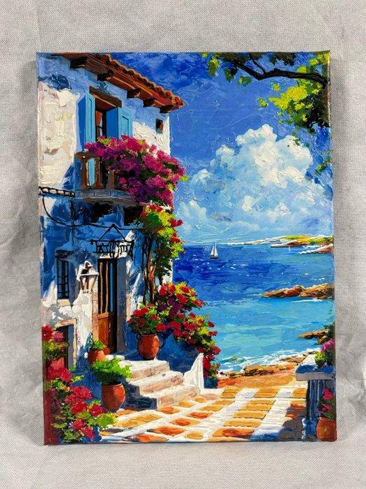 Giuseppe Longo (XX-XXI) - Riflessi Mediterranei, Antiek en Kunst, Kunst | Schilderijen | Klassiek