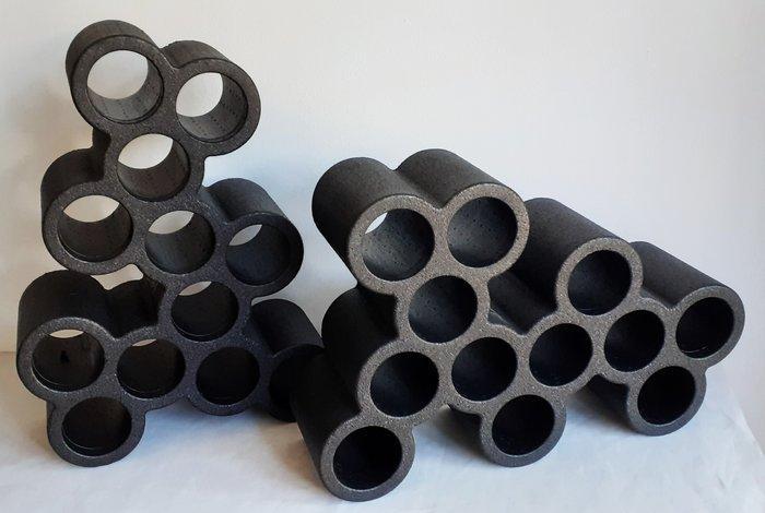 Goods - Robert Bronwasser (Studio Smool) - Wijnrek (2) -, Antiek en Kunst, Antiek | Meubels | Stoelen en Sofa's