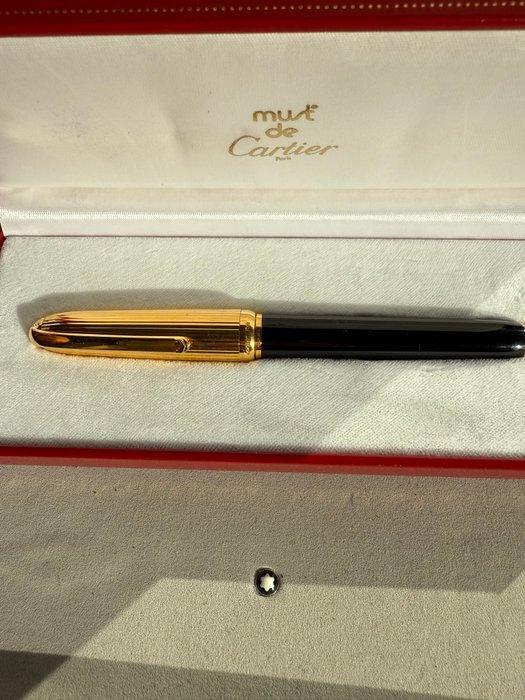 Cartier - Louis Cartier Dandy Black Lacquer & Gold Plated, Verzamelen, Pennenverzamelingen
