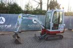 Veiling: Minigraver Takeuchi TB016 Diesel 10.3kw 2011, Ophalen