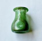 Kleine Aziaat Glas Groene parfum medicijnfles - 70 mm