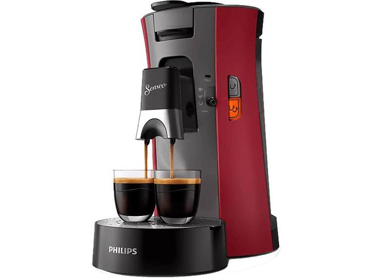 Philips - Koffiepadmachine - Rood/zwart, Electroménager, Cafetières, Envoi