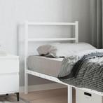 vidaXL Hoofdbord 80 cm metaal wit, Huis en Inrichting, Slaapkamer | Bedden, Verzenden, Nieuw