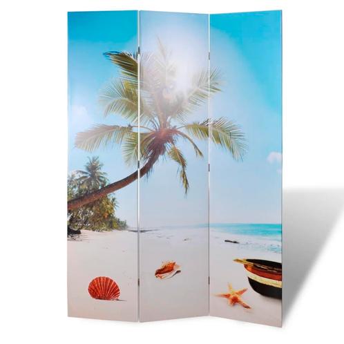 vidaXL Kamerscherm inklapbaar strand 120x170 cm, Huis en Inrichting, Woonaccessoires | Overige, Nieuw, Verzenden